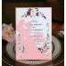 Homosexual Girls Wedding Invitation Card Pink Laser Cut Paper